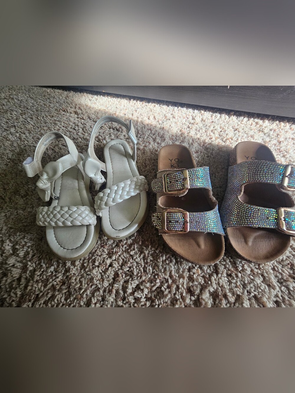 Girls' Iridescent Buckle Slide Sandals -  & Blowfish Malibu Sandals